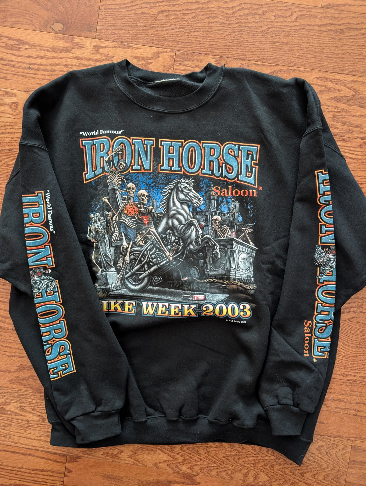 Iron Horse Bike Week 2003 Sweatshirt 2XL