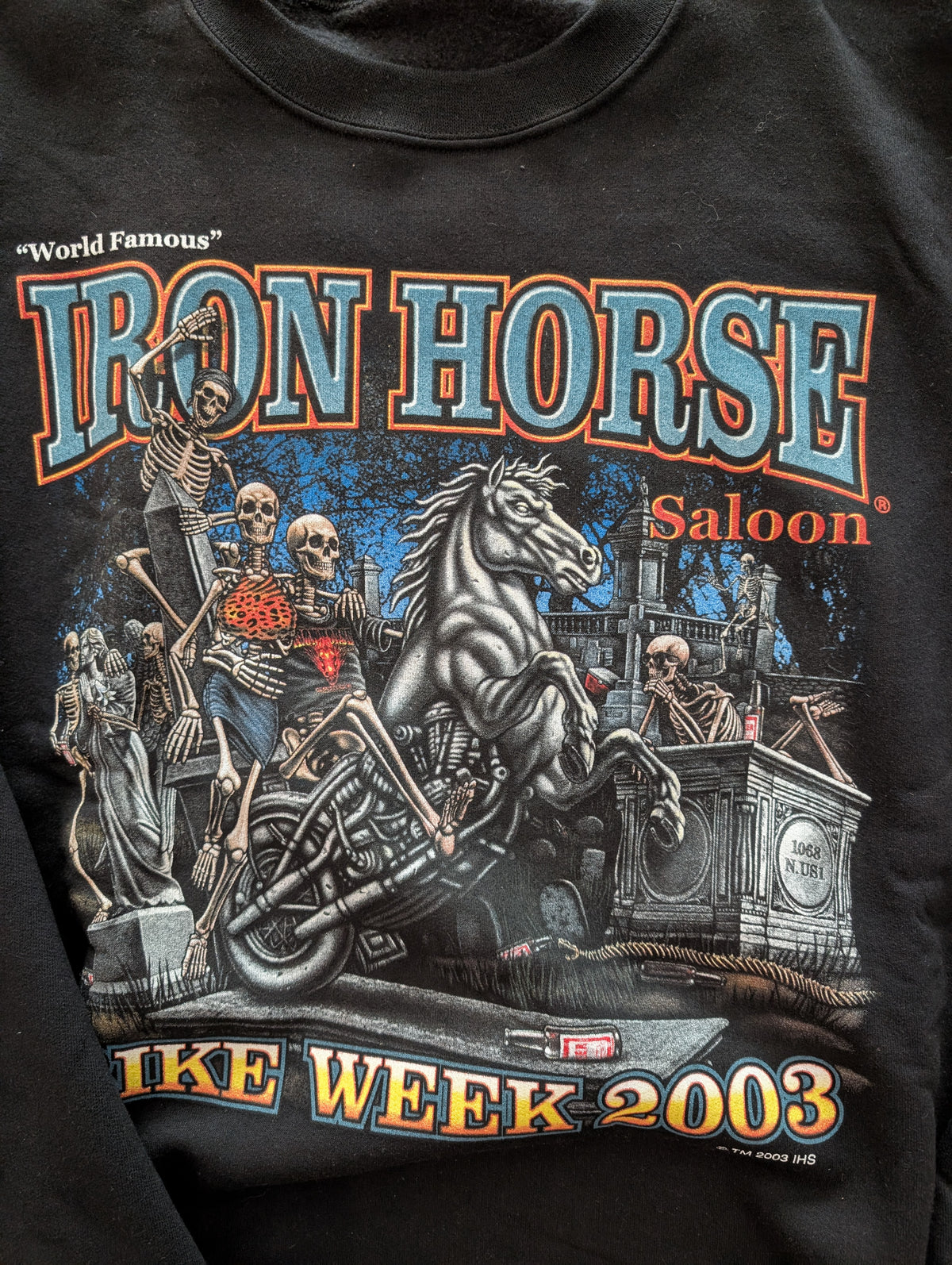 Iron Horse Bike Week 2003 Sweatshirt 2XL