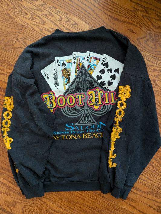 Boot Hill Saloon Poker Sweatshirt 2XL