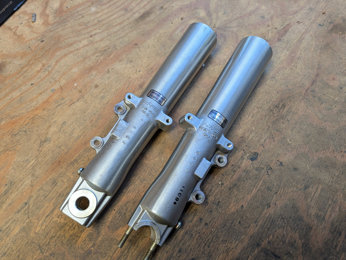 Late model lower fork tubes