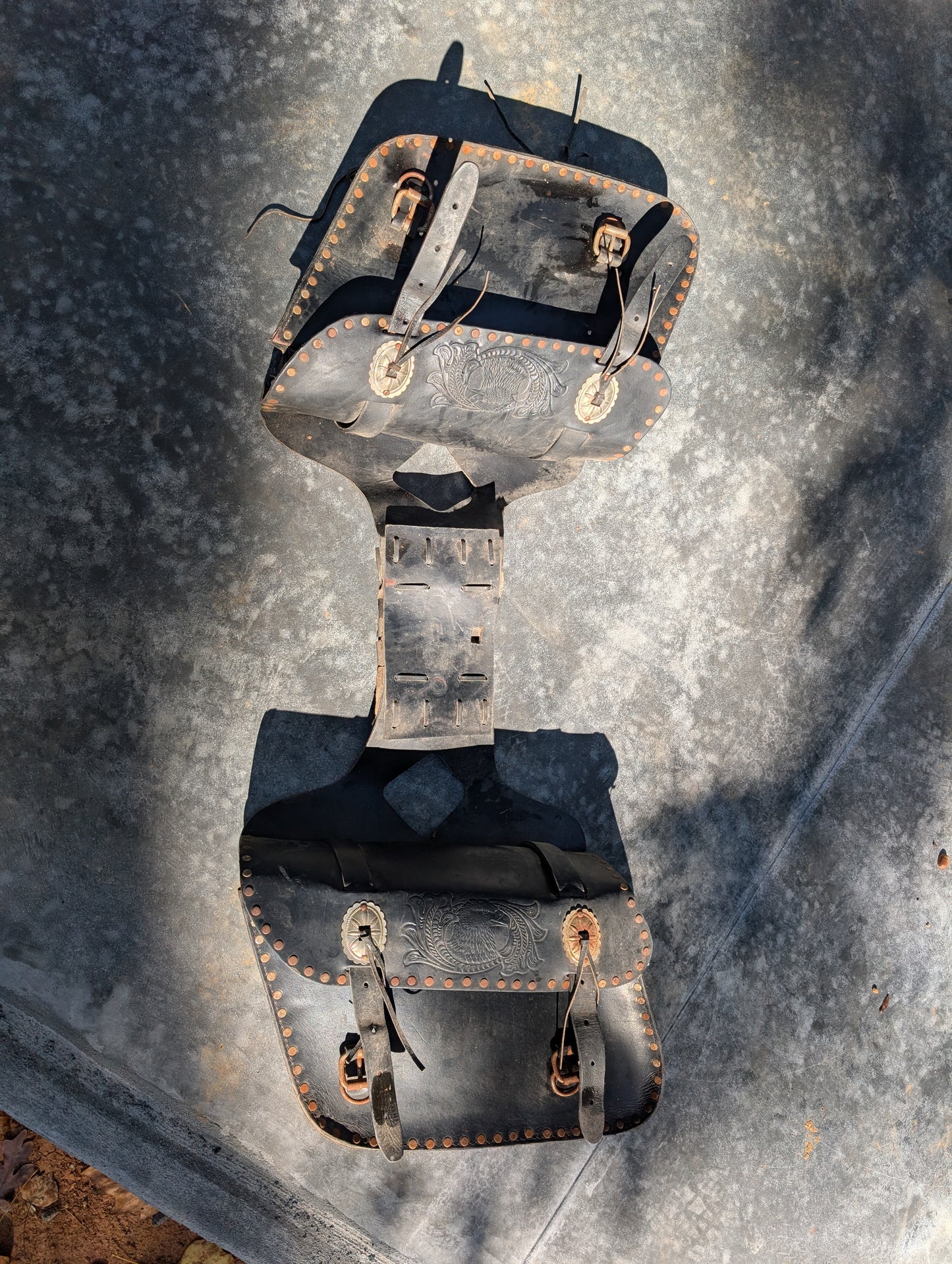 Patina Eagle Saddlebags