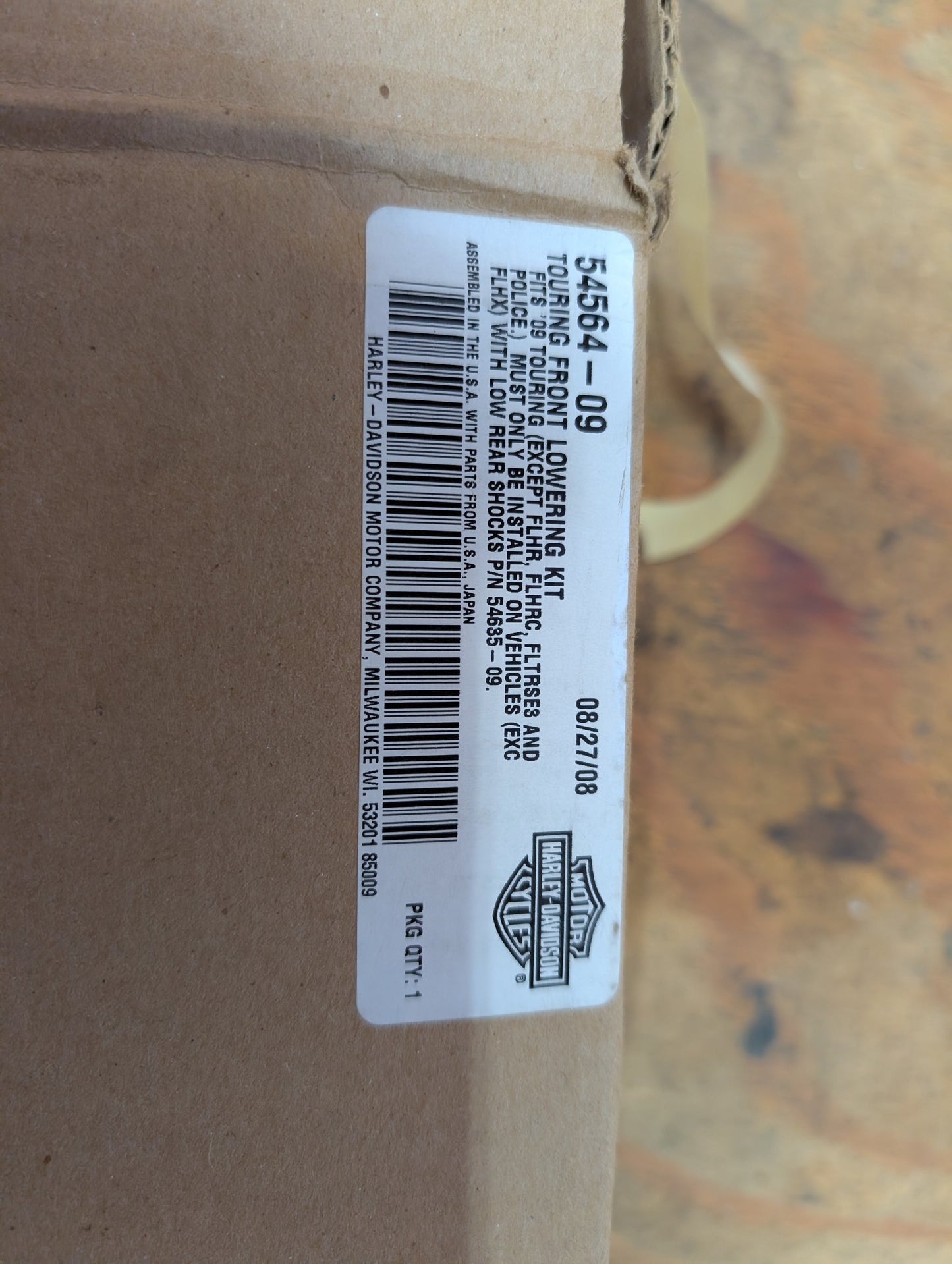 Front lower kit, 2009+ FL