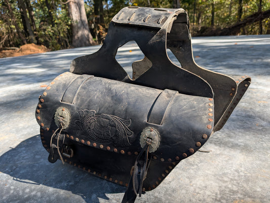 Patina Eagle Saddlebags